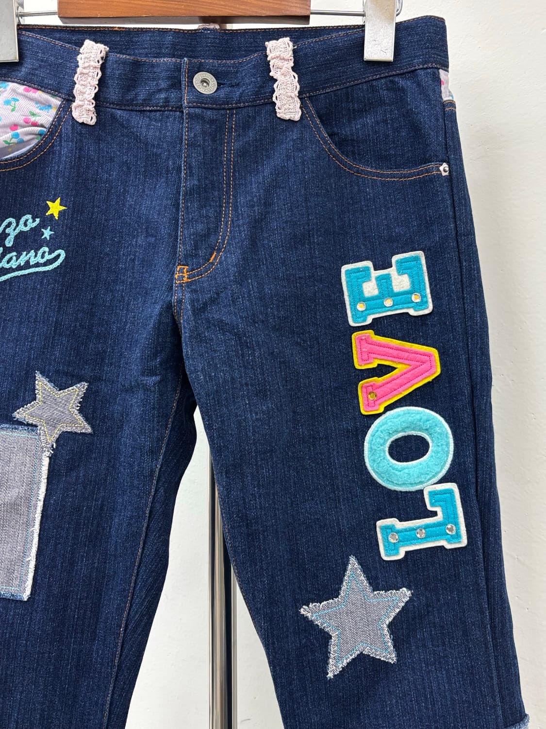 빈티지 키치 부츠컷 데님 팬츠 상품이미지5