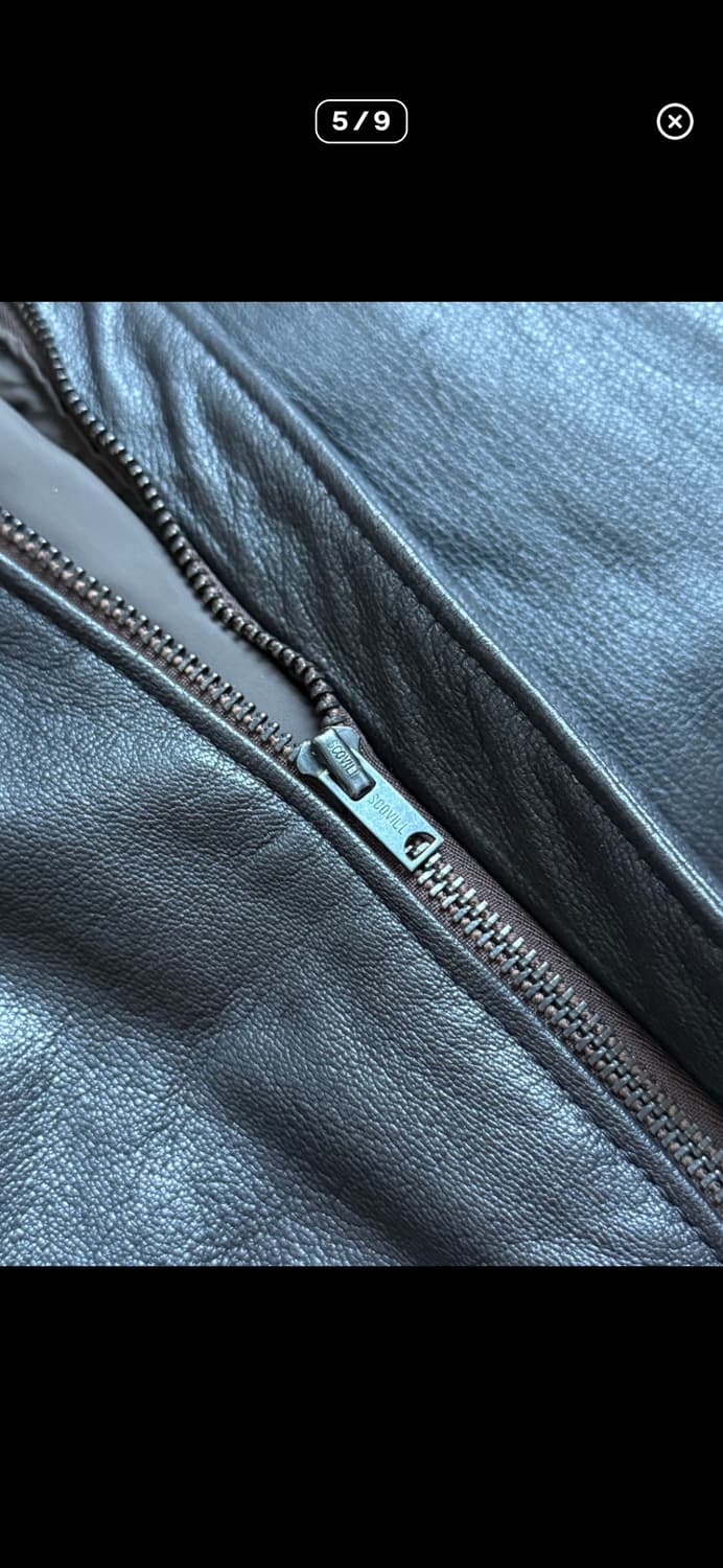 80s goat skin LL Bean jacket 상품이미지4