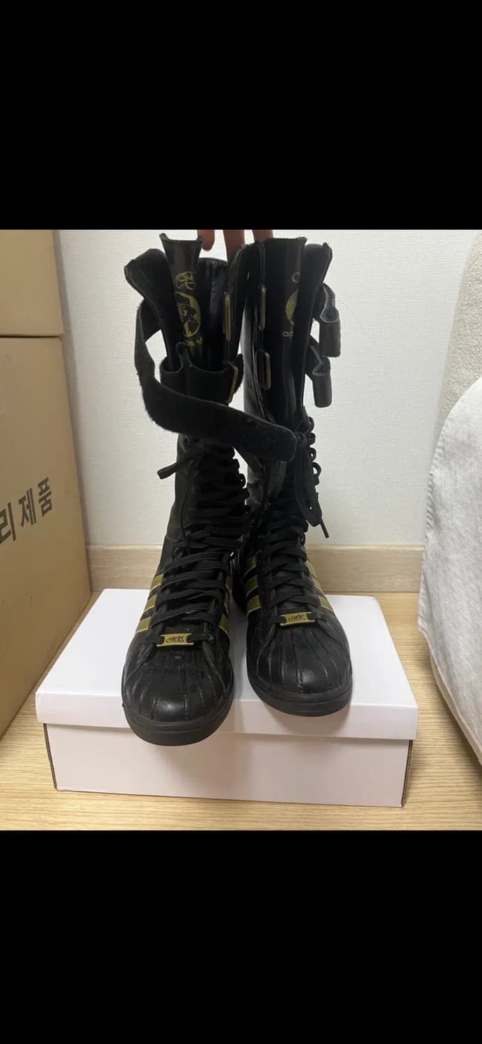 아디다스X미시엘리엇 콜라보 롱부츠 235 상품이미지3