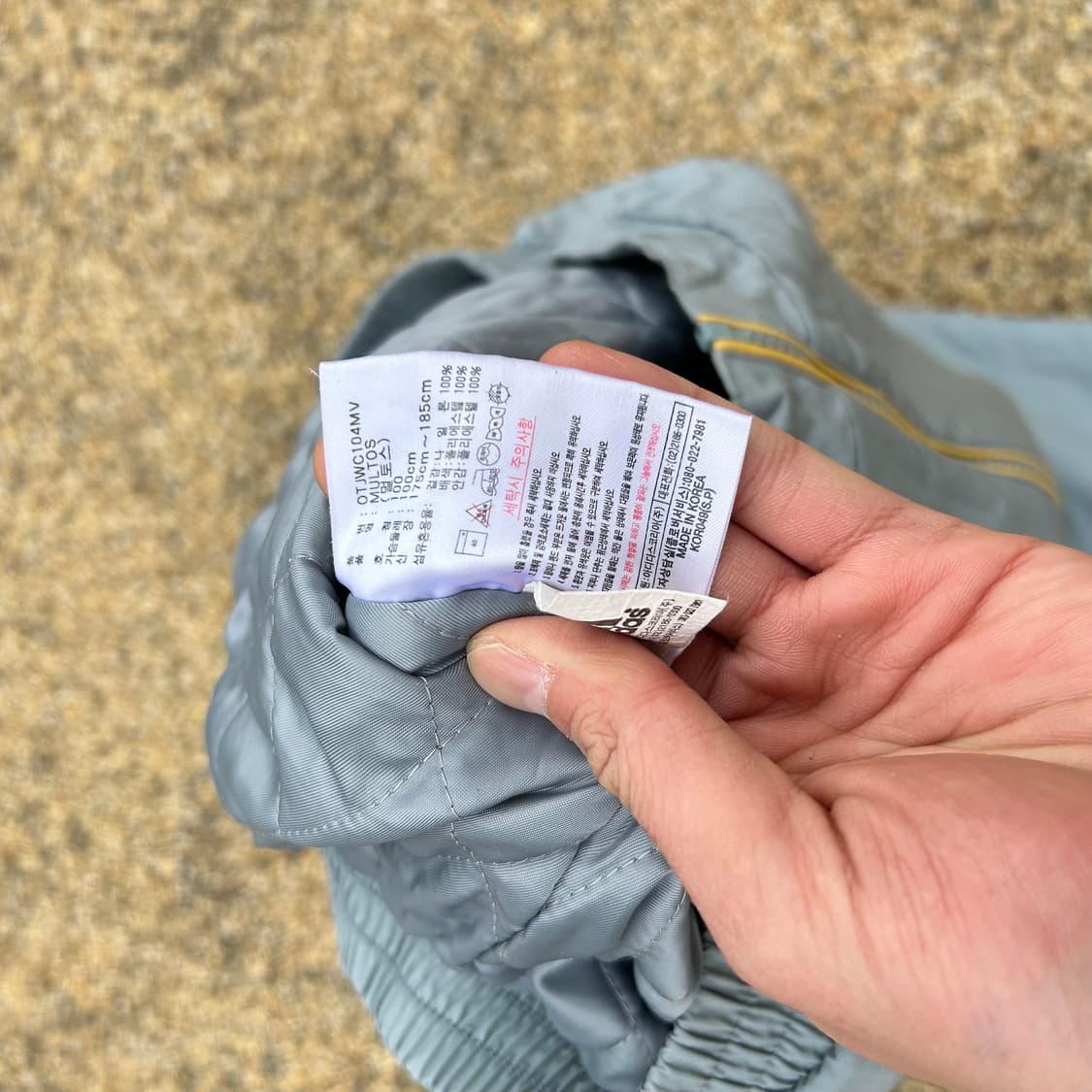 아디다스 올드스쿨 그레이 후드 패딩 상품이미지6