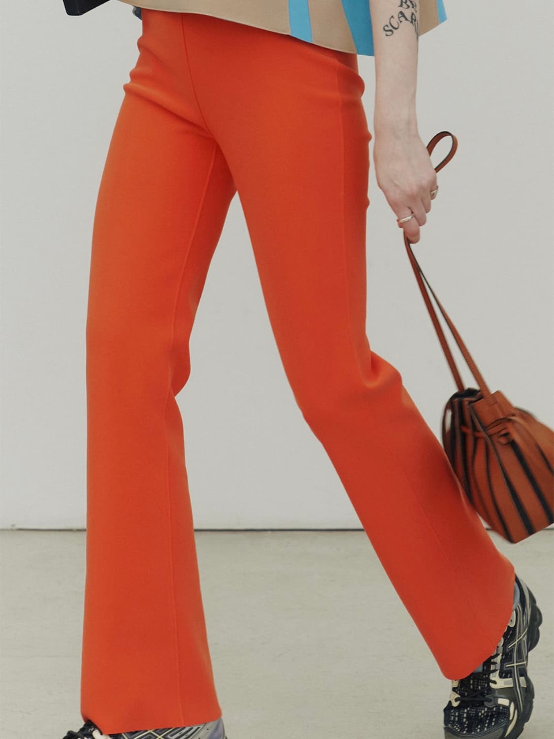 제이청 시그니처 트라우저 (오렌지 S) 상품이미지3