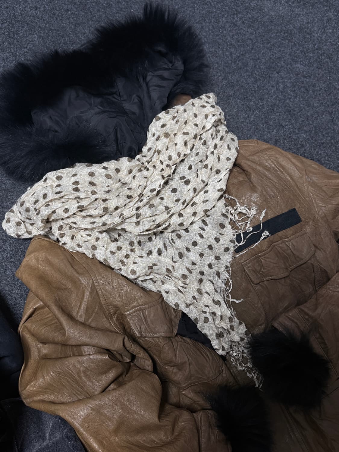 Vintage fairy grunge dot scarf muffler 상품이미지2