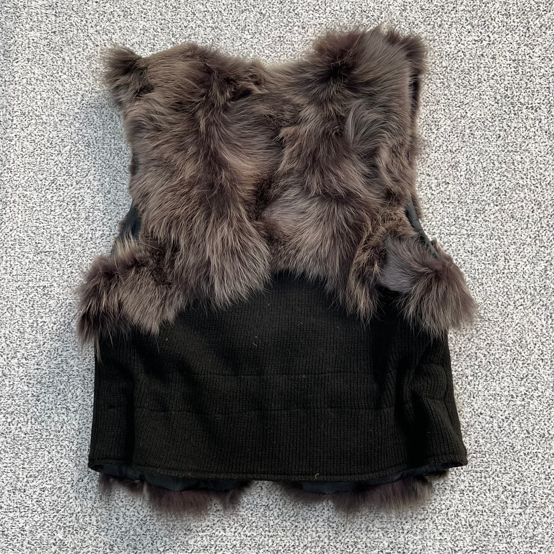 55 지컷 여성 여우털 퍼 조끼 0327M 상품이미지4