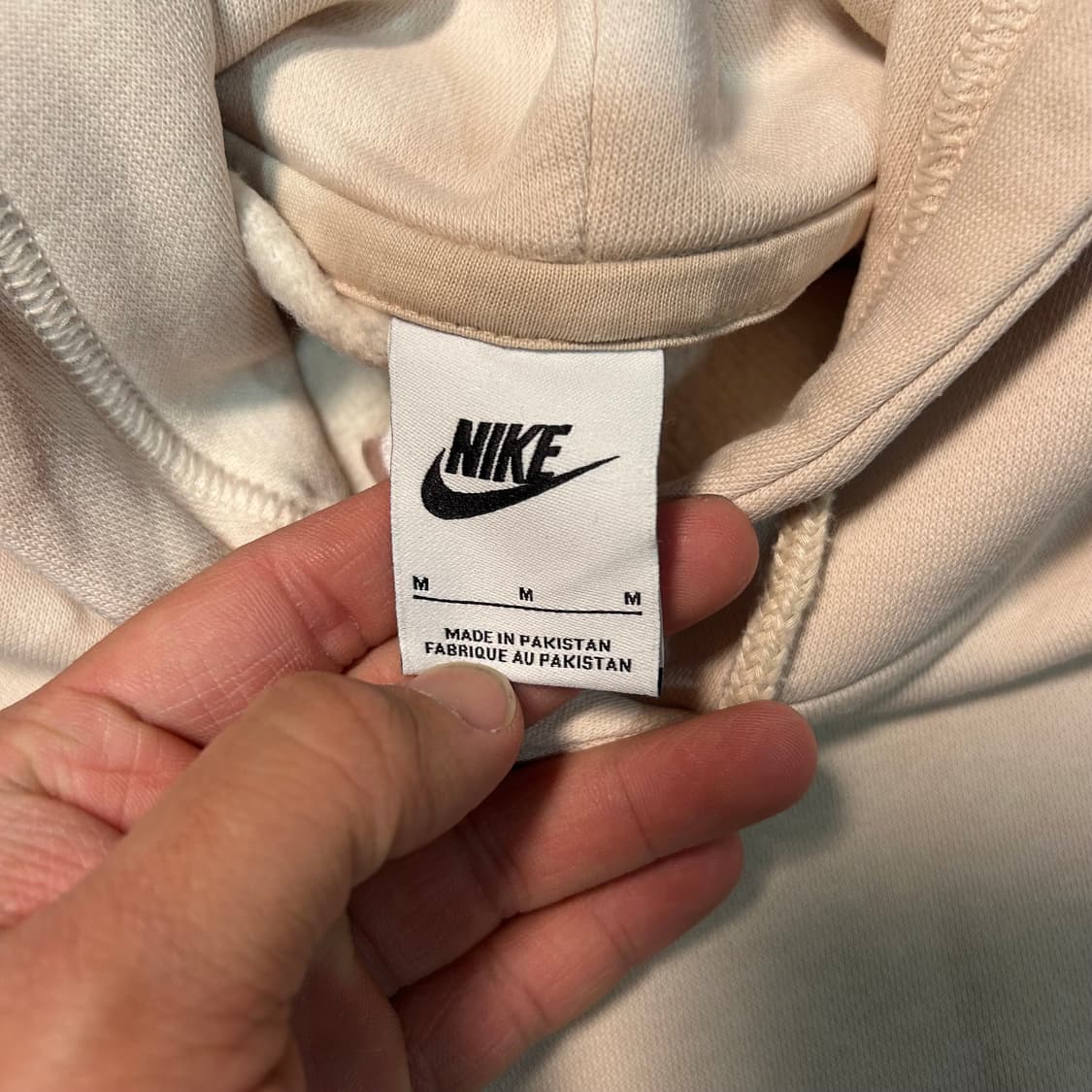 [L] 나이키 크림 컬러 후드티 상품이미지4