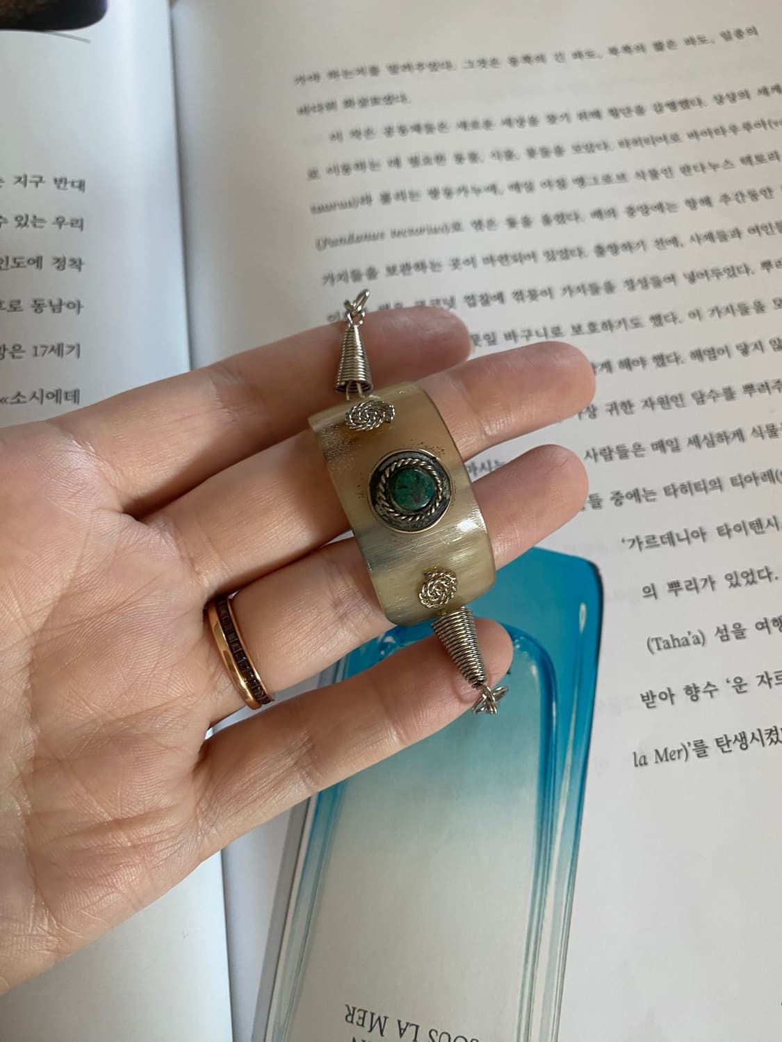 빈티지 에스닉 버팔로 혼 브레이슬릿 상품이미지3