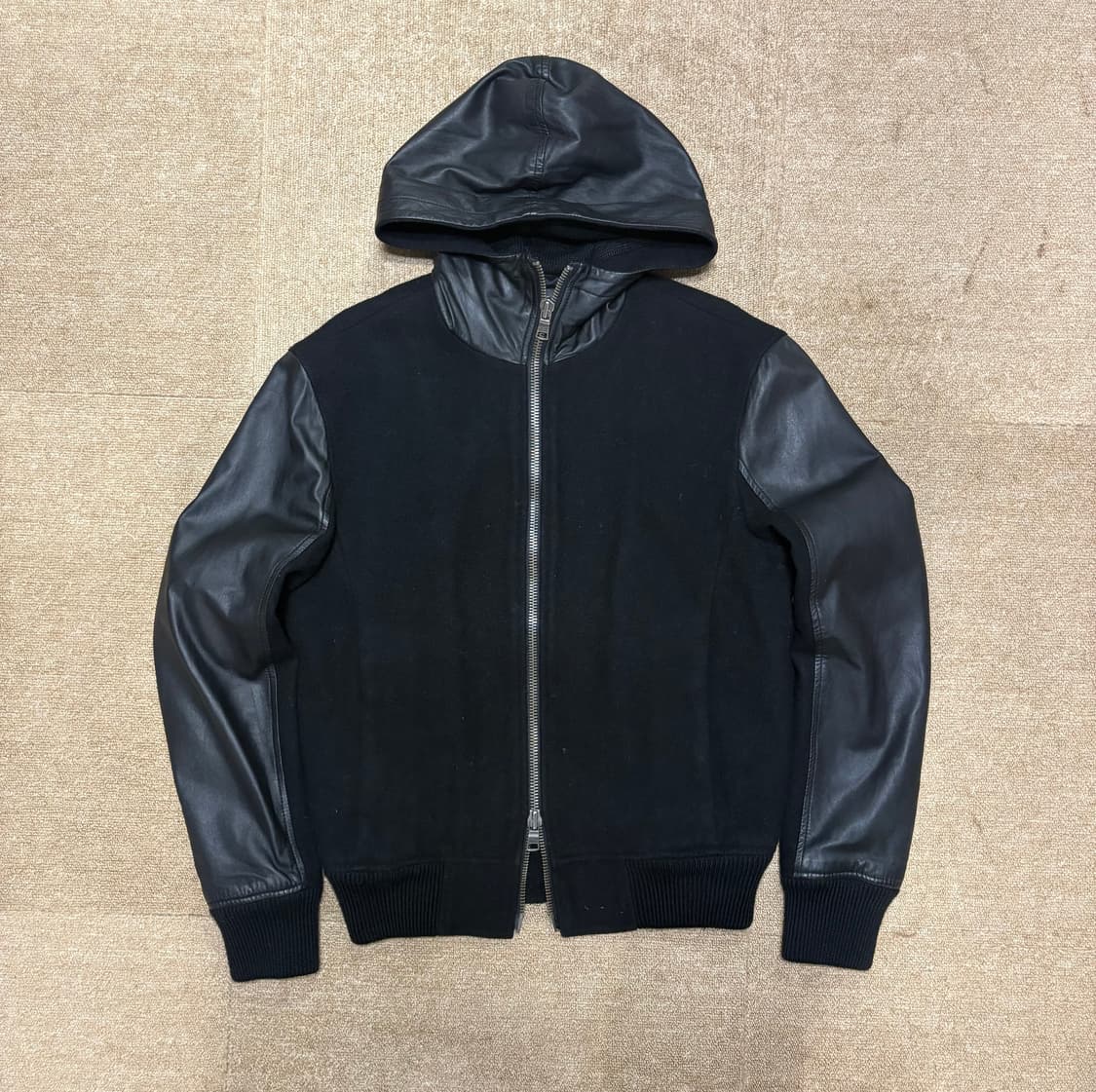 알마니 익스체인지 2way 가죽 후드집업 상품이미지1