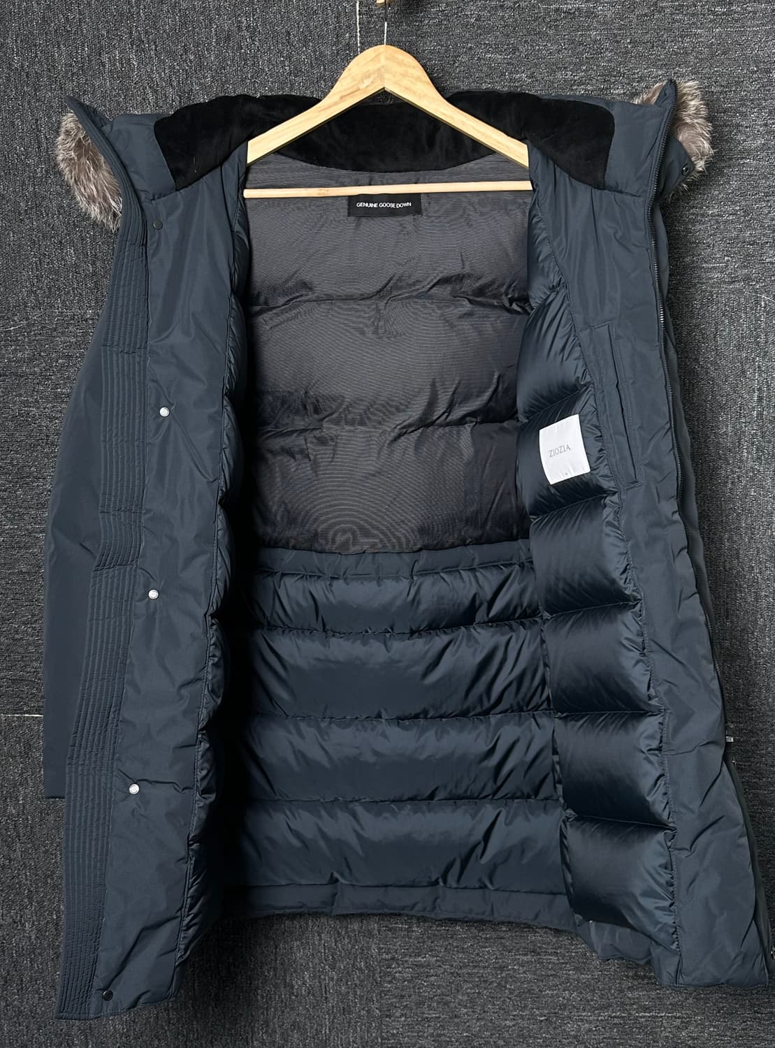 ZIOZIA 남성 폭스퍼 다운 패딩 105 상품이미지2