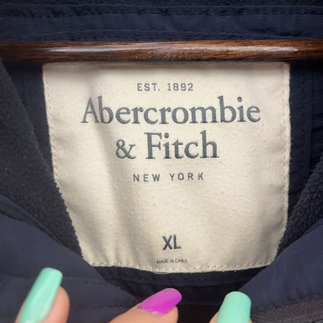 아베크롬비 캐주얼 약기모 바람막이 야상자켓  XL C07078 상품이미지5