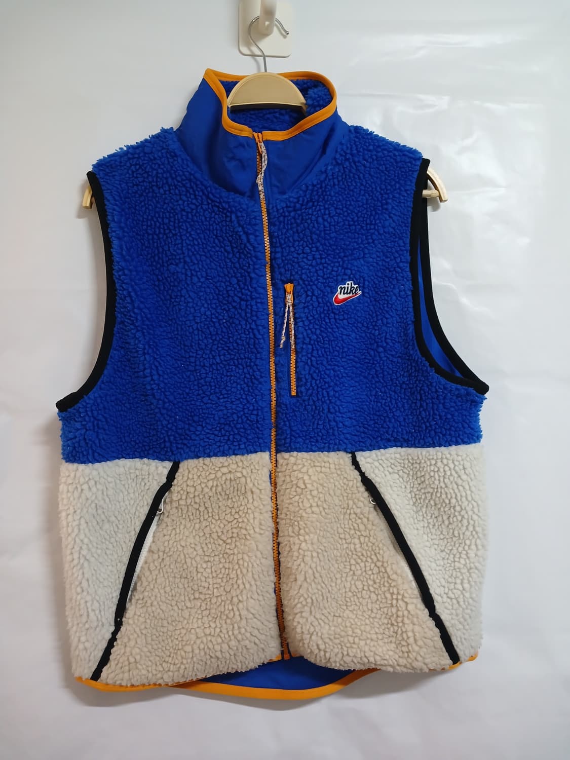 (XL,105)나이키 쉐르파 플리스 베스트 블루 상품이미지1