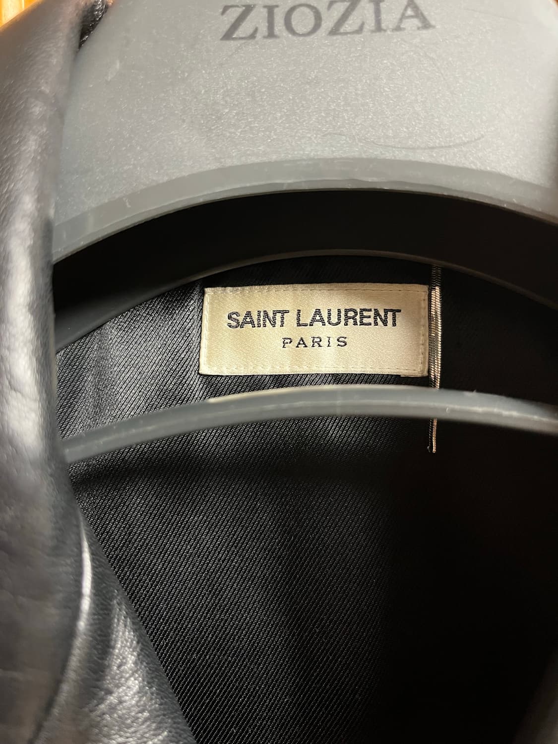 생로랑 13fw L01 에디시즌 램스킨 라이더 자켓 상품이미지5