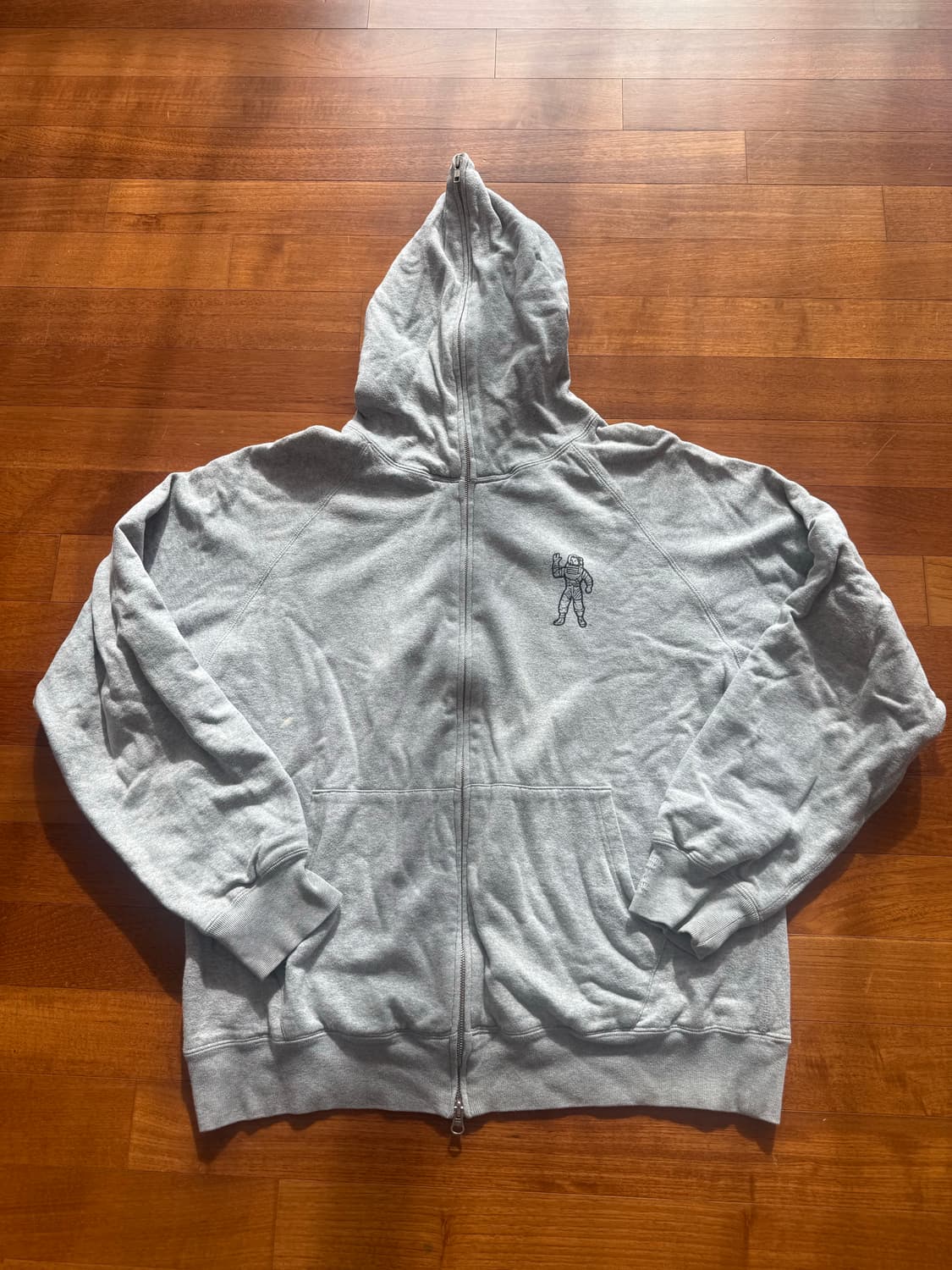 BBC 그레이 써멀 후드집업 상품이미지1