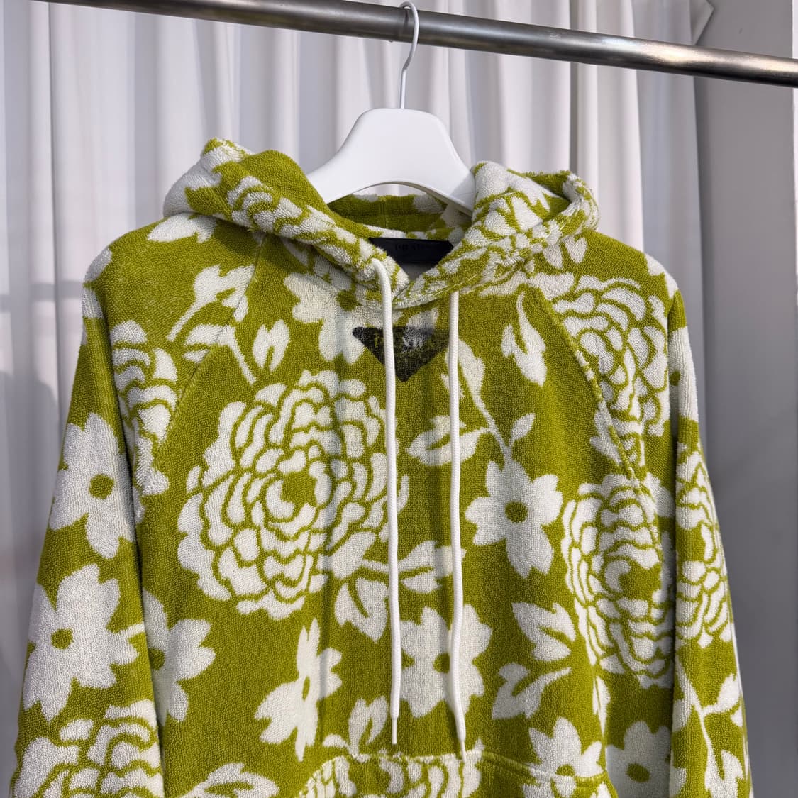 (105) 프라다 플라워 테리 삼각로고 후드티 상품이미지2