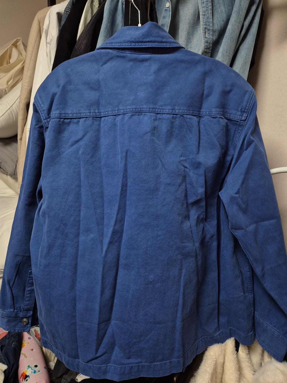 H&M 블루 워크 자켓 M95사이즈 새상품 상품이미지2