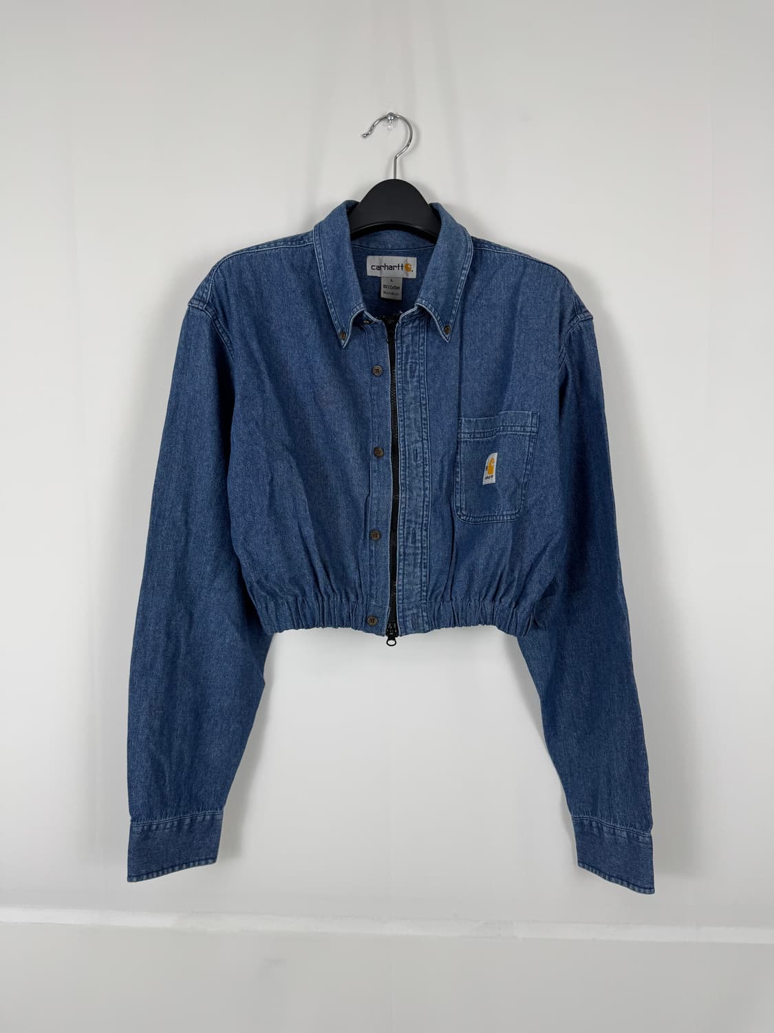 b258) 칼하트 리메이크 크롭 청자켓 상품이미지1