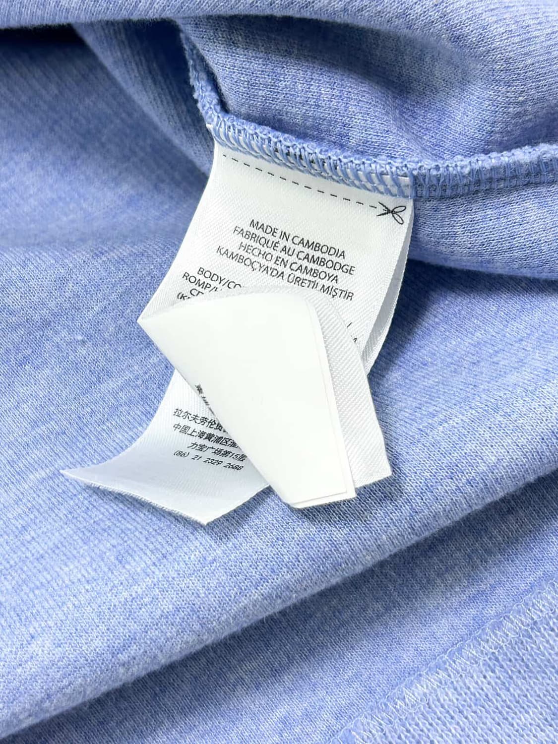 폴로 신형 멀티포니 소라 코튼 반집업 상품이미지9