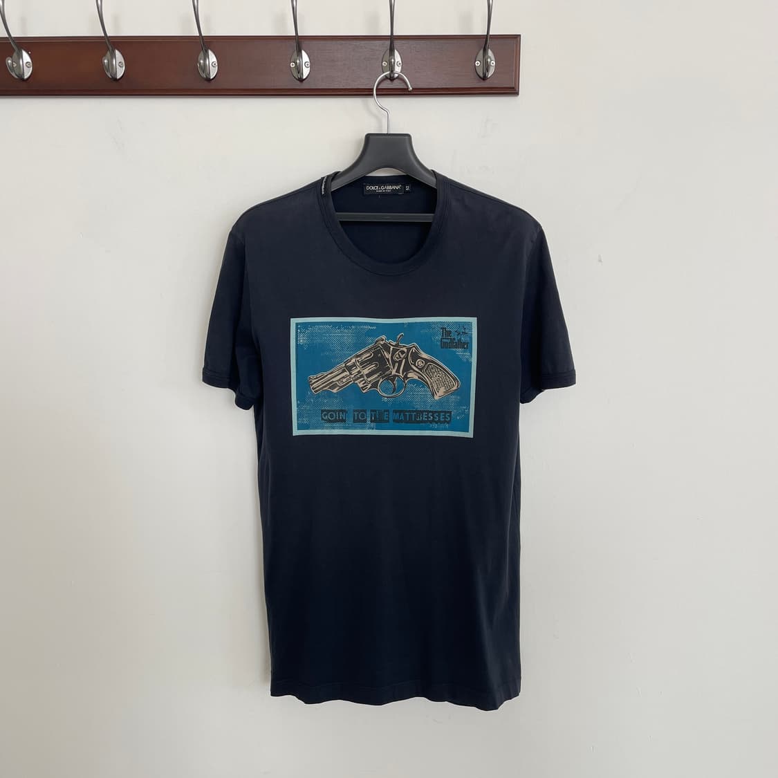 2009 돌체앤가바나 52/공용100-105 네이비 대부 리볼버 티셔츠 상품이미지1