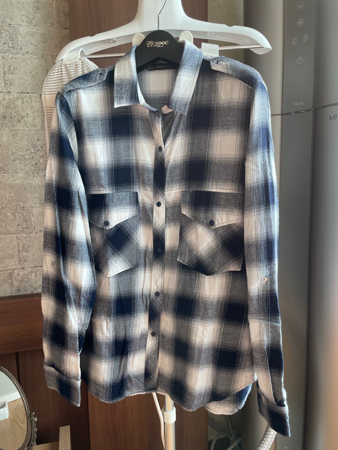 자라 체크셔츠 상품이미지1
