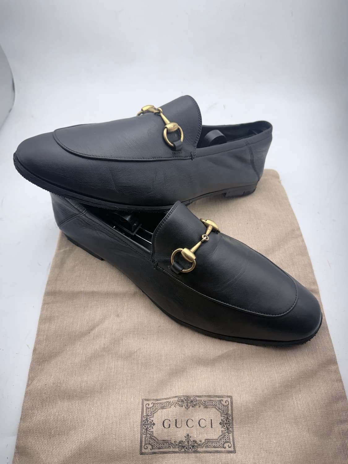 정품)구찌 홀스빗 구두275/280 상품이미지5