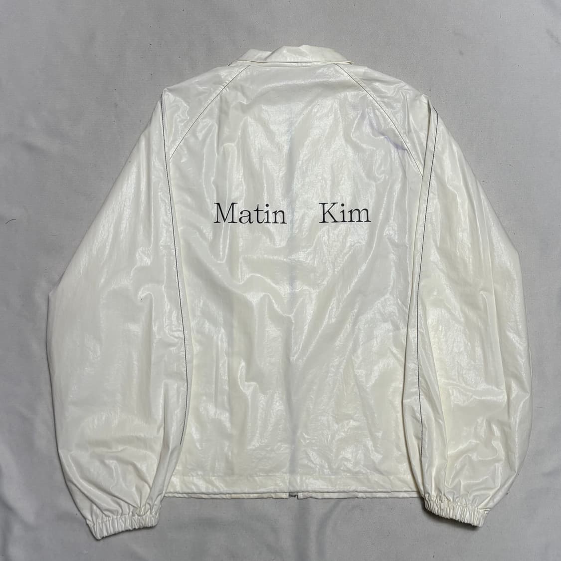 F 마뗑킴 로고 코팅점퍼 상품이미지2