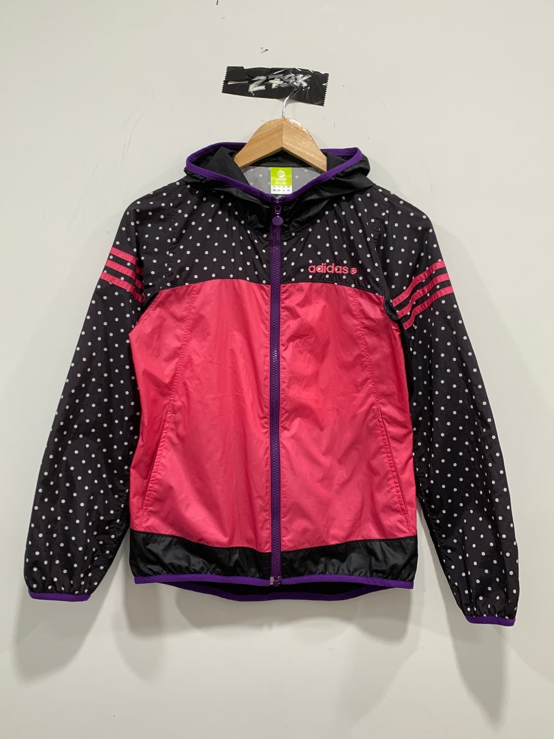 (빈티지)Adidas 아디다스 네오 JPN 도트 땡땡이 윈드브레이커 상품이미지2