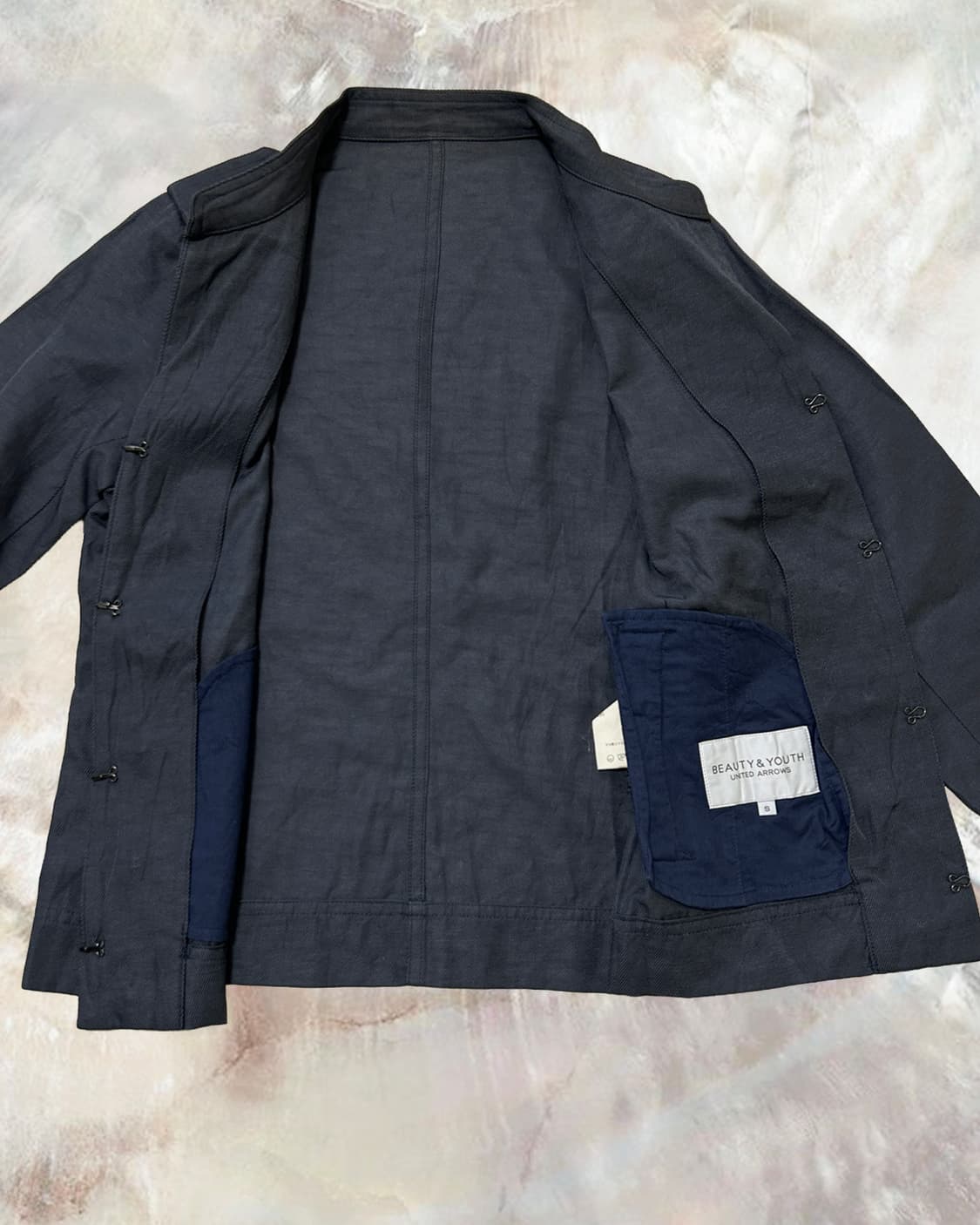 빈티지 뷰티앤유스 린넨 자켓  상품이미지2