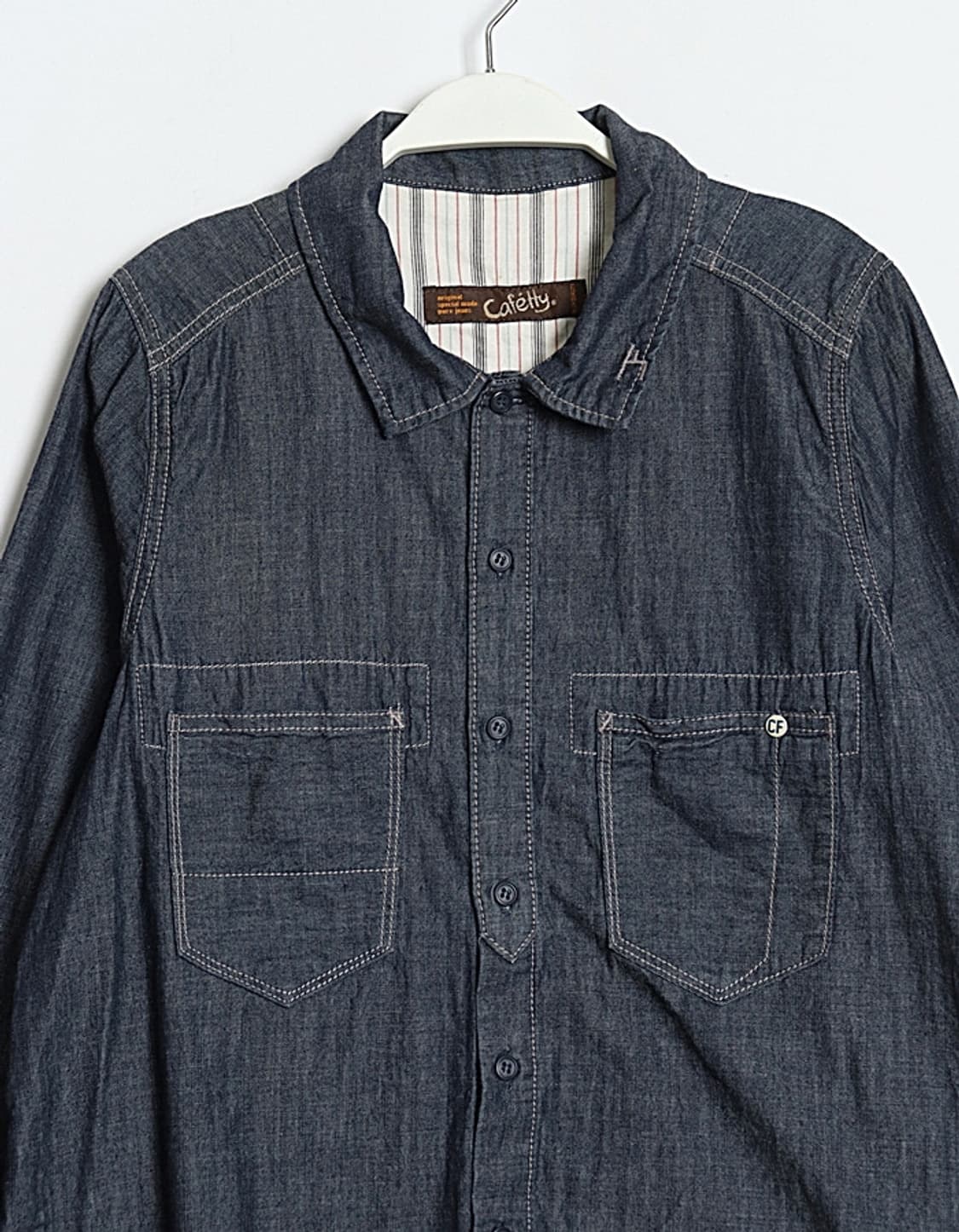Cafetty Denim Long Shirts 상품이미지2