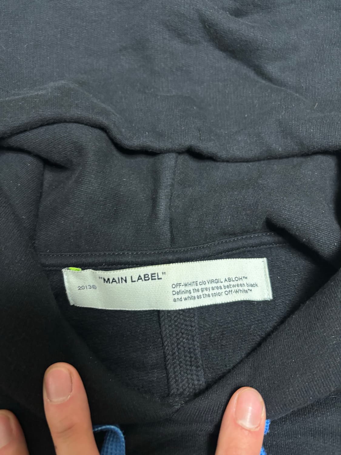 [정품] 오프화이트 아크릴 에로우 후드티 XL 상품이미지4