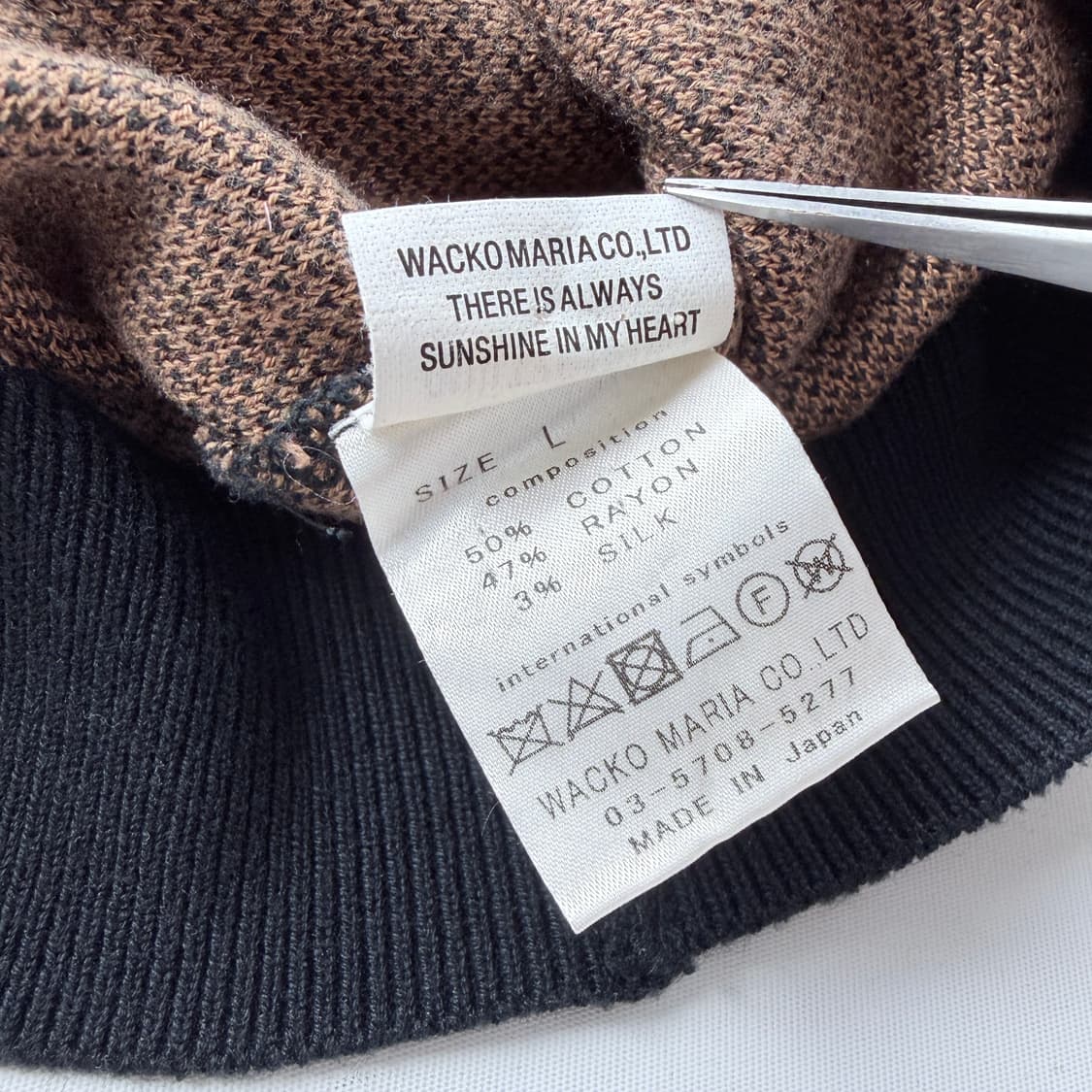 와코마리아  레오파드 니트 폴로셔츠 상품이미지6