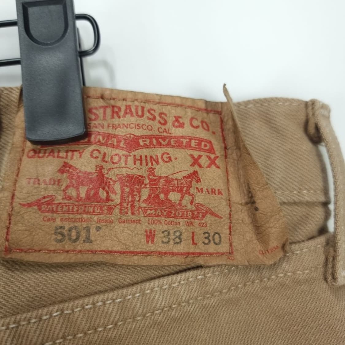 [리바이스] 501 빈티지 코튼 팬츠 베이지 M18888 상품이미지4