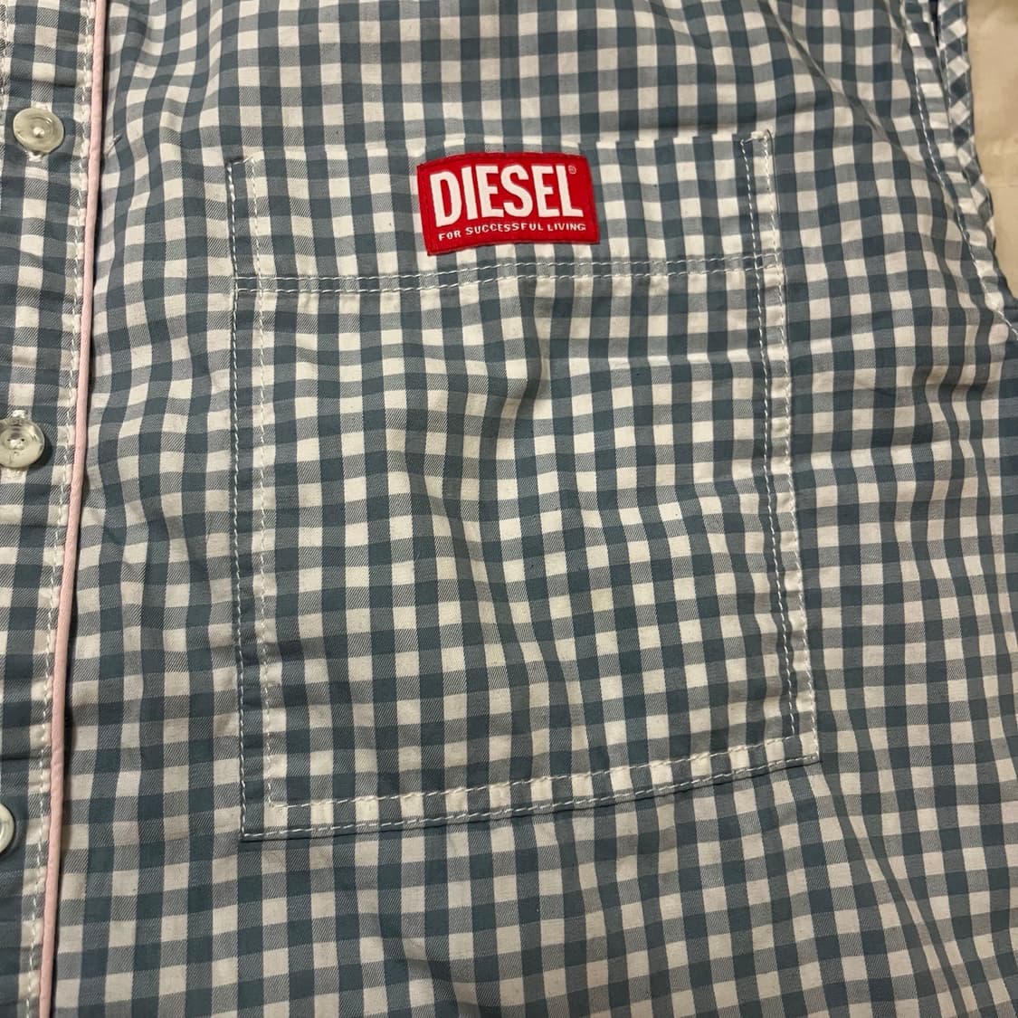 Diesel vintage checkered shirt 상품이미지4