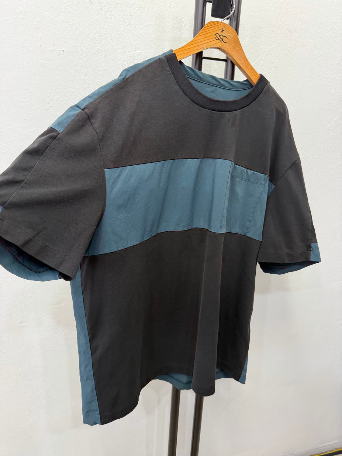 정품) 시스템옴므 한섬 21ss 배색 포인트 반팔티 105 상품이미지2