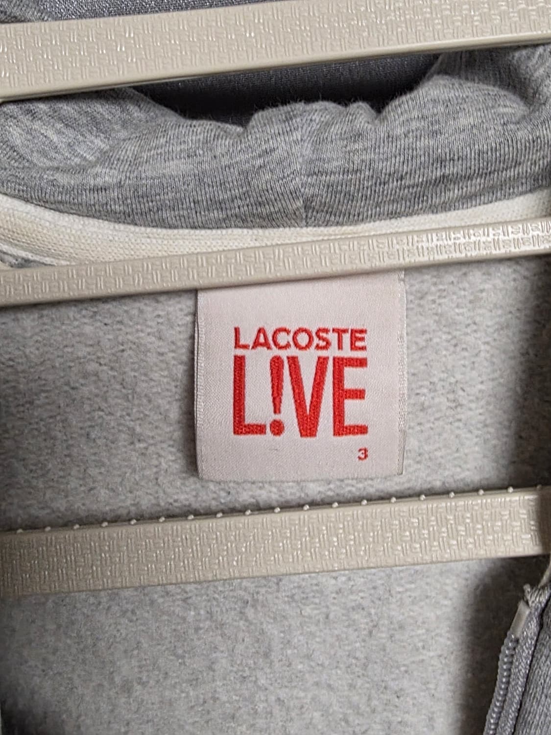 라코스테 라이브 그레이 후드집업 상품이미지8