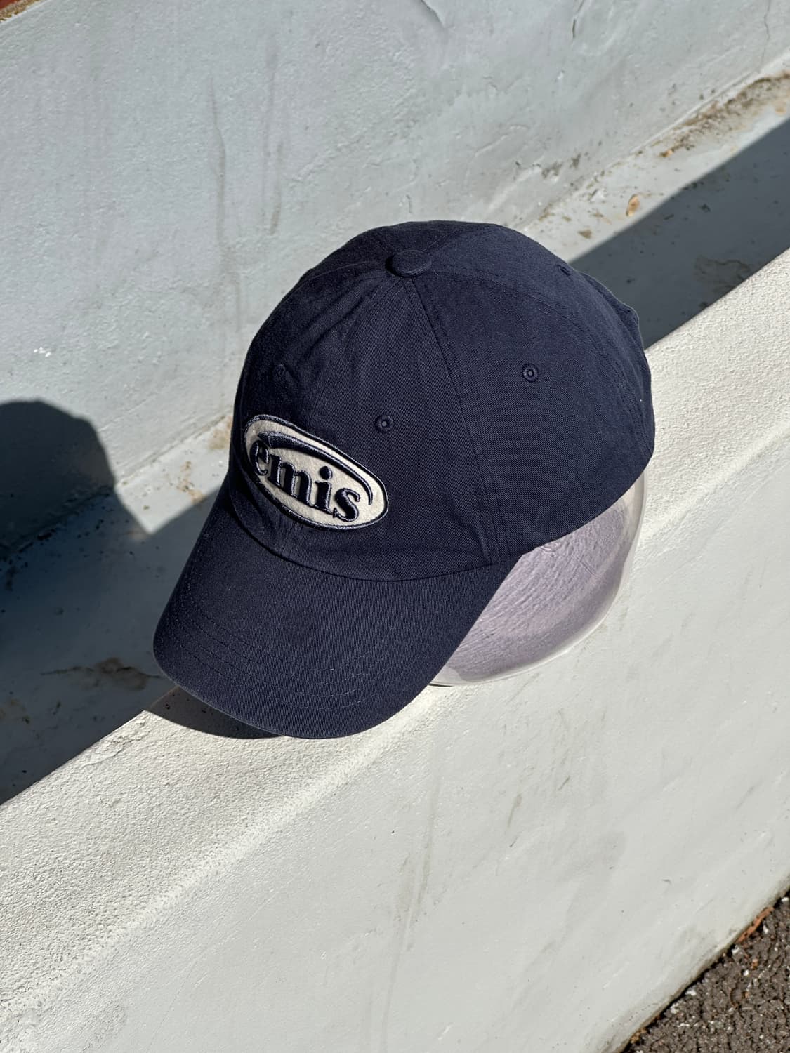 [M-L] EMIS 이미스 네이비 로고 볼캡 모자 상품이미지2