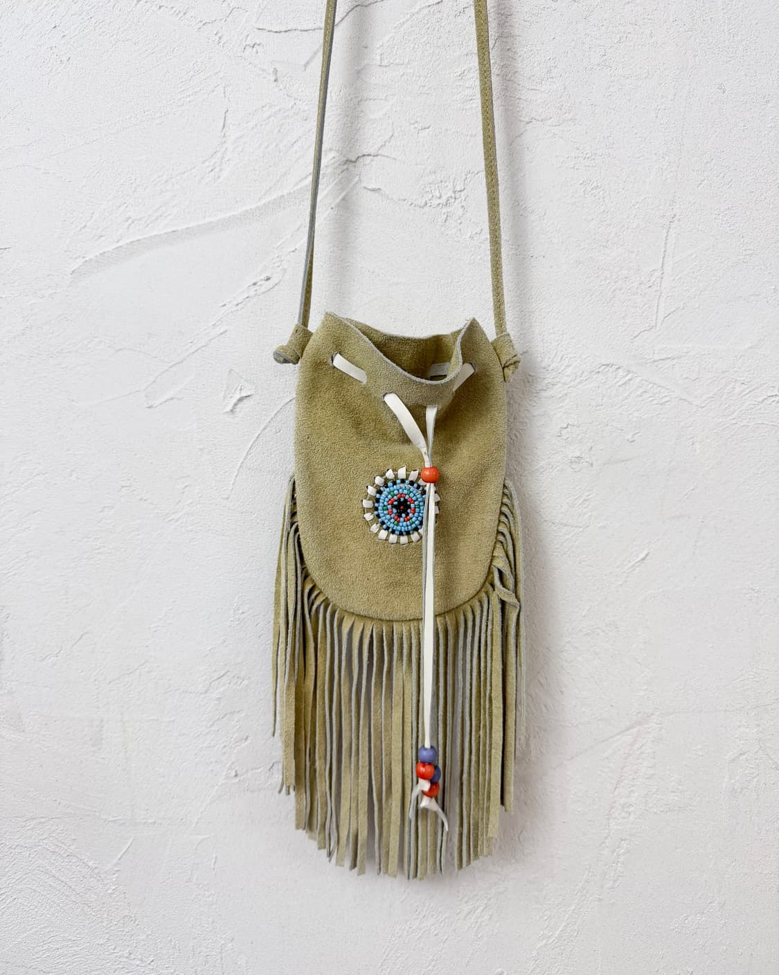 빈티지 핸드메이드 프린지 크로스백 상품이미지1