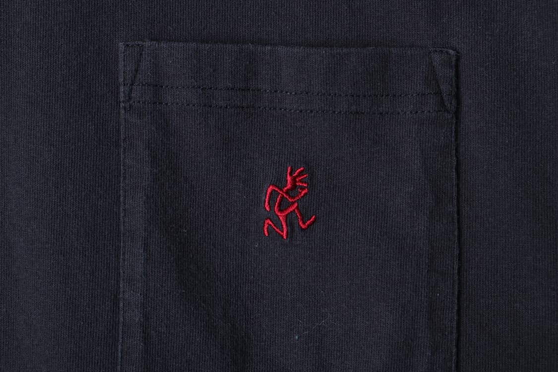 (XL-2XL) 그라미치 반팔 티셔츠 포켓 블랙 에이징-H32243 상품이미지5