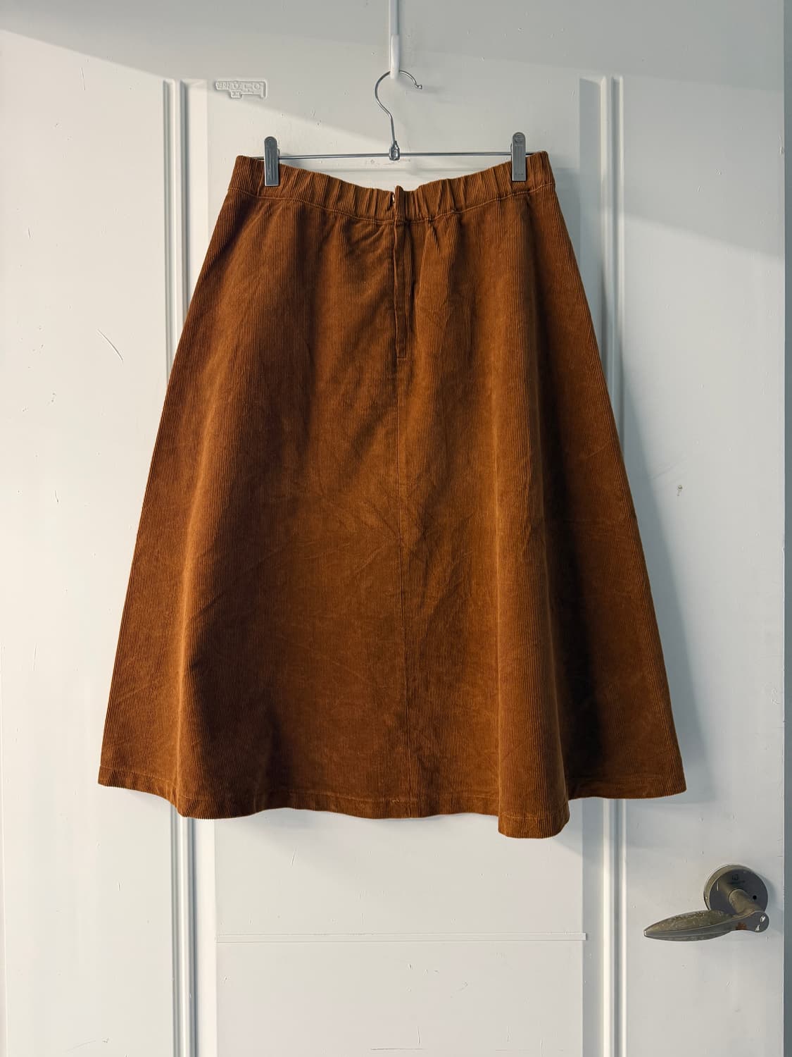 일본빈티지 카멜 코듀로이 플레어스커트 상품이미지8