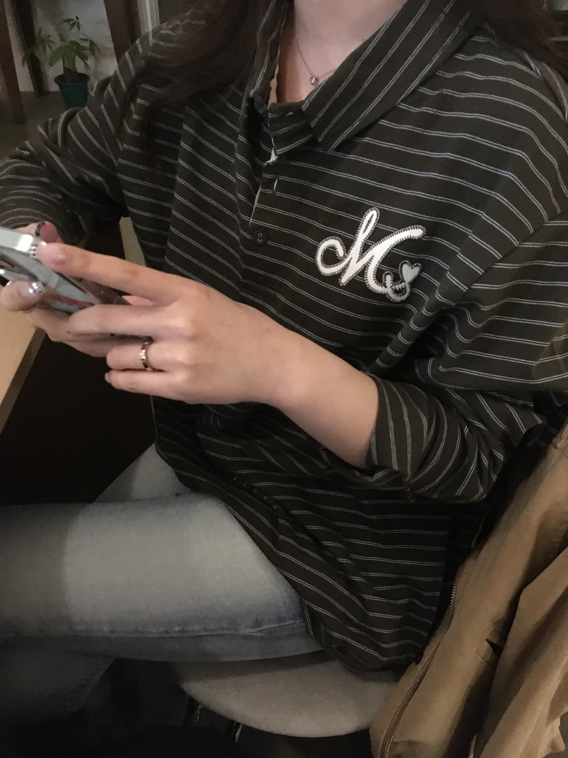 몽돌 스트라이프 카라 럭비티 상품이미지5