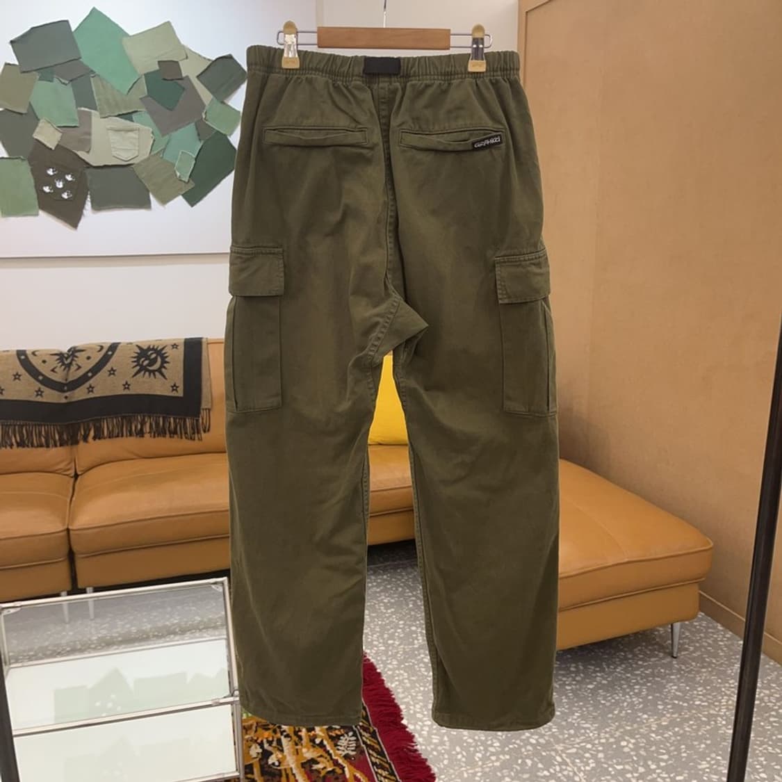 그라미치 빈티지 벨티드 코튼팬츠 면바지 M C06230 상품이미지2