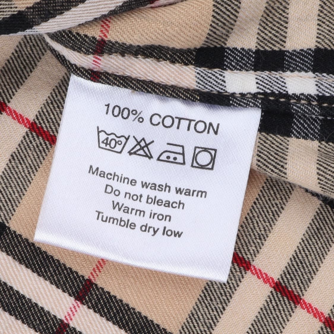 버버리 베이지 노바체크 로고 셔츠 상품이미지9