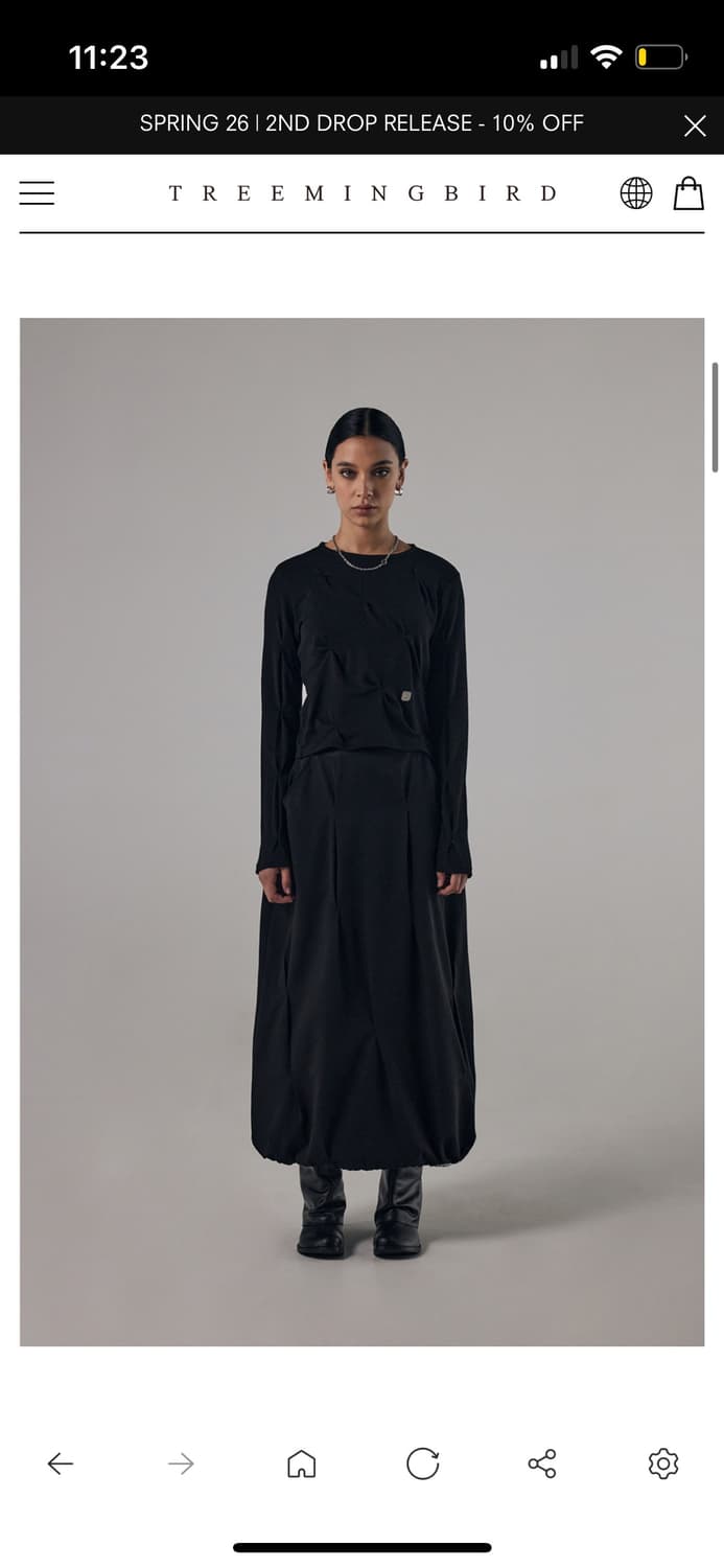 Bar-Tack See-Through Long Sleeve 상품이미지3