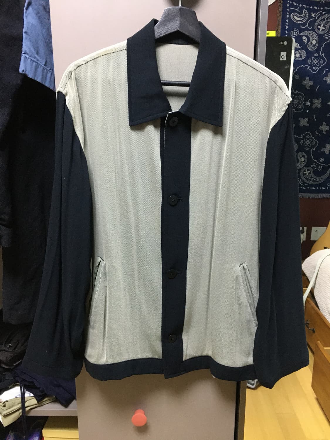 Japanese zipper  mash shirt 상품이미지1