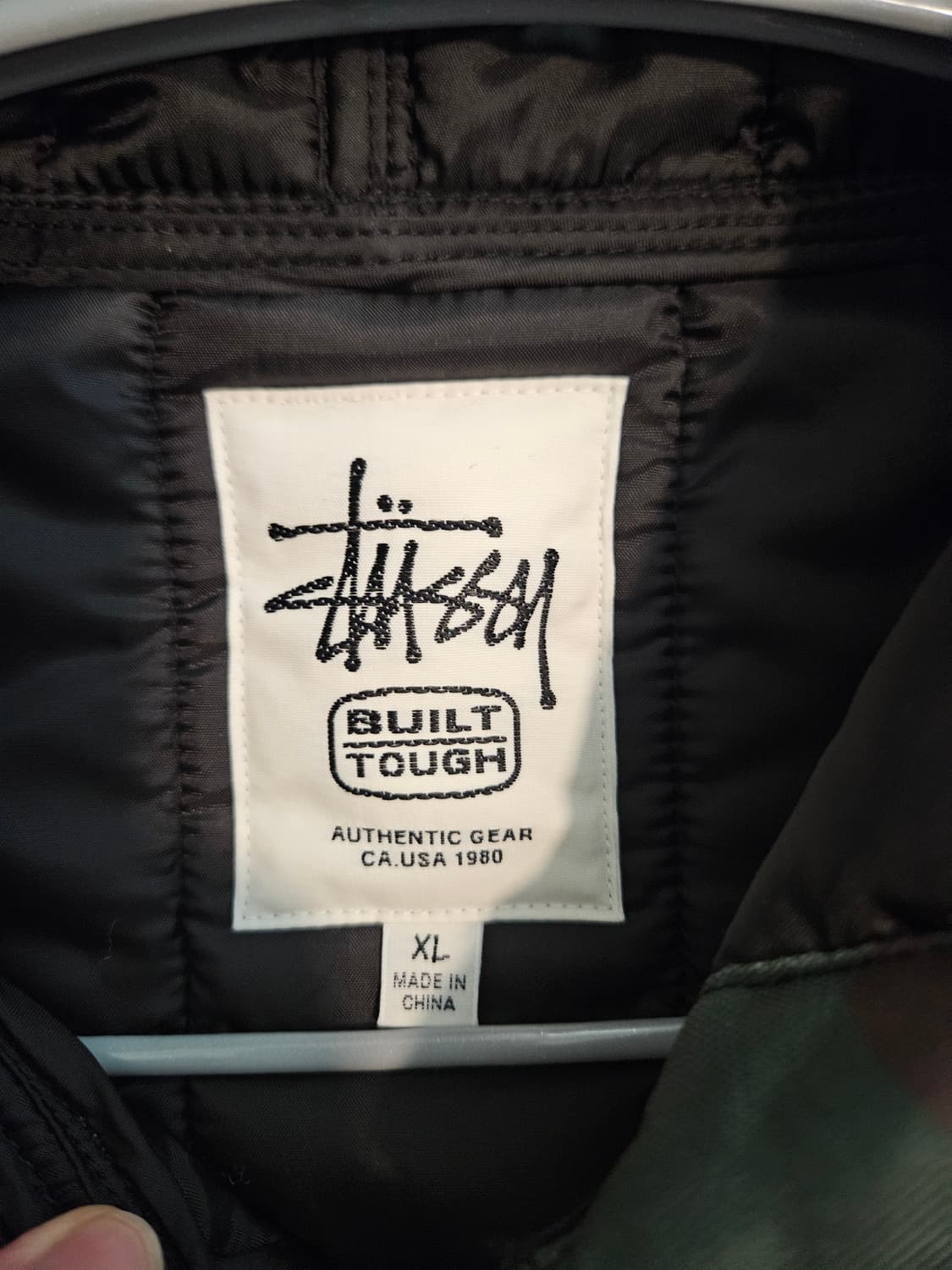 [xl]스투시 퀄티드 나일론 워크 자켓 카모 상품이미지2