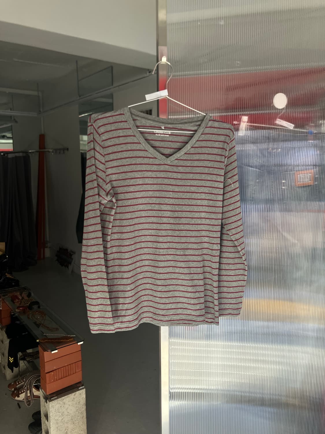 스트라이프 롱슬리브  상품이미지1