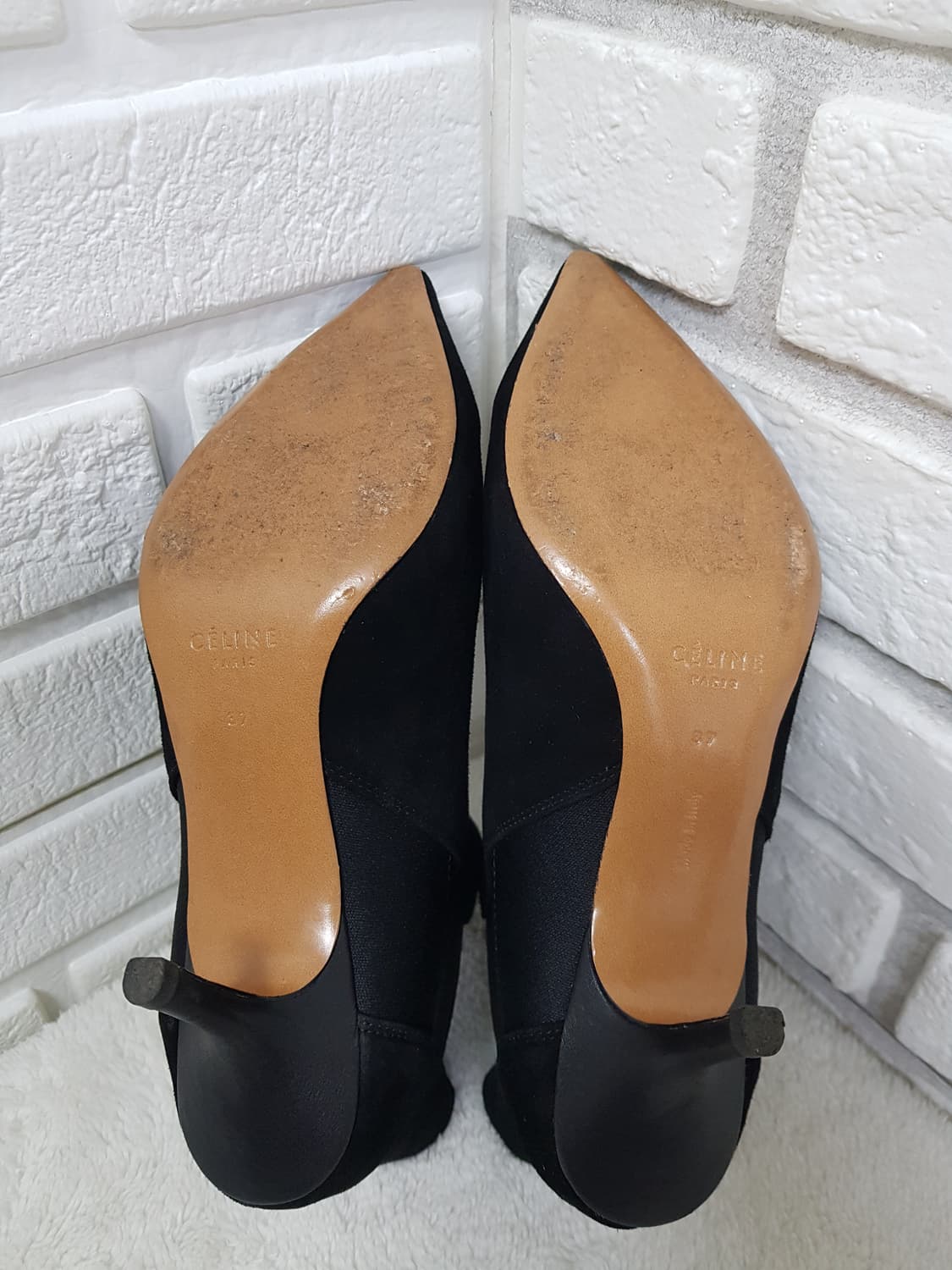 [37/240/정품] 셀린느 스웨이드 앵클부츠 첼시부츠 상품이미지9