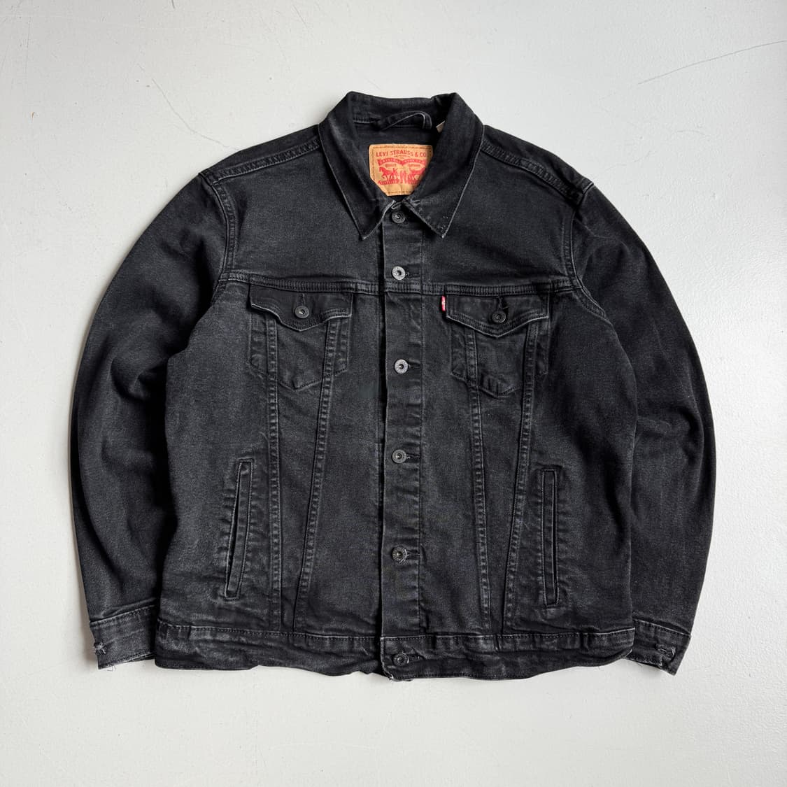 리바이스 흑청 트러커 데님자켓 상품이미지2
