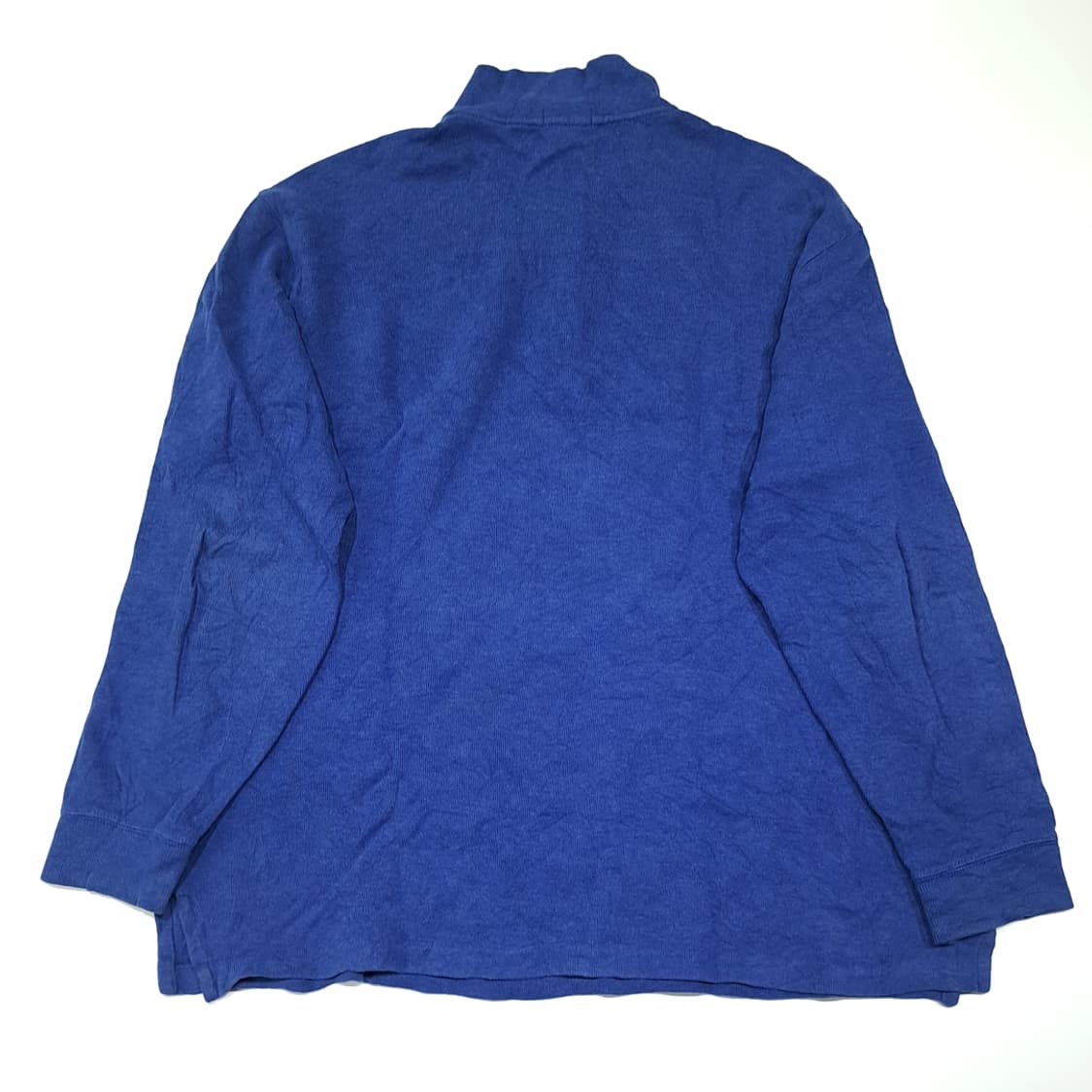 CL345 XLT 폴로 00s 코튼 로얄블루 하프집업 니트 스웨터 상품이미지7