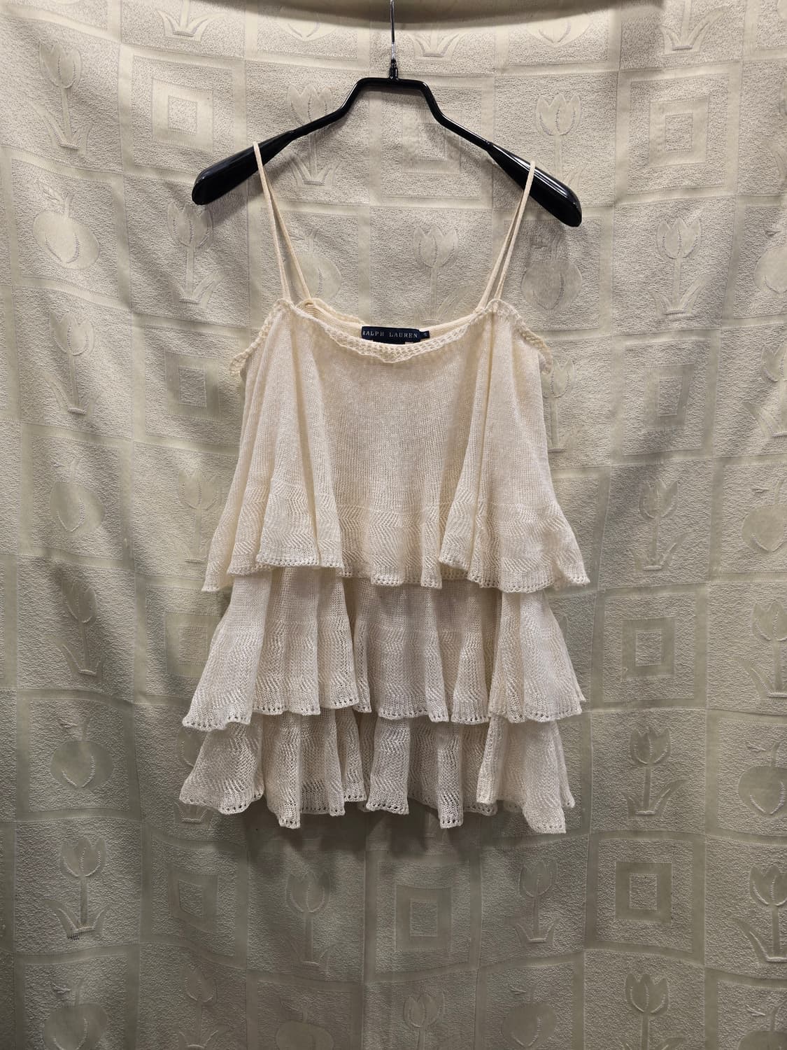 랄프로렌 100% 린넨 프릴 나시 S 사이즈 상품이미지1