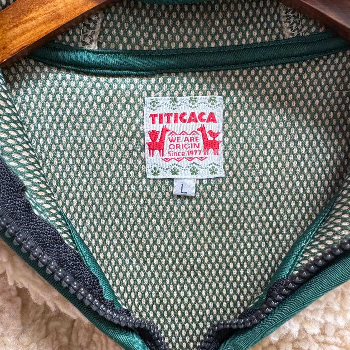 TITICACA 티티카카 뽀글이 투웨이지퍼 플리스 후드 베스트 조끼  J 상품이미지4