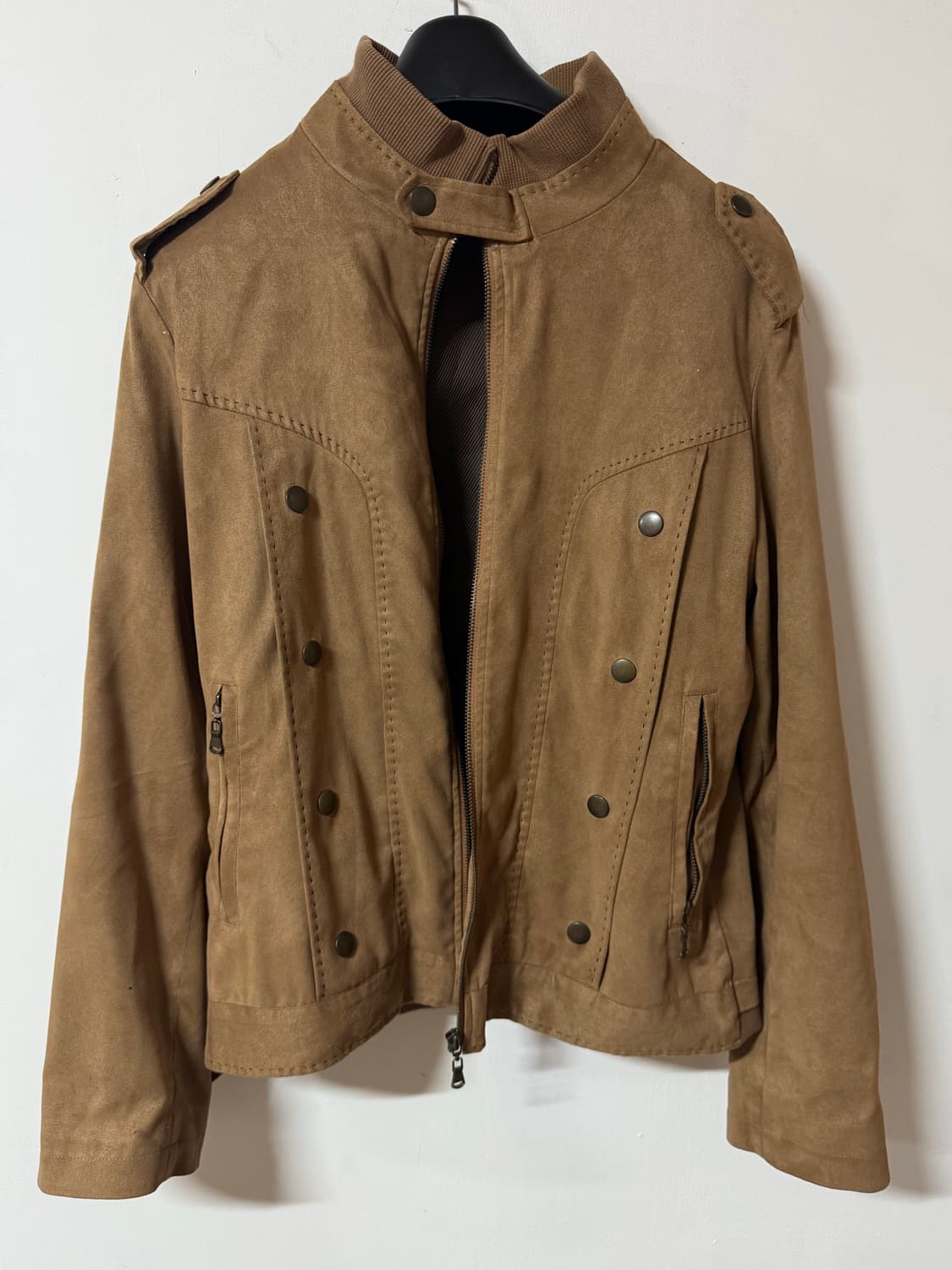 Great gatsby 카멜 스웨이드  라이더자켓 상품이미지3