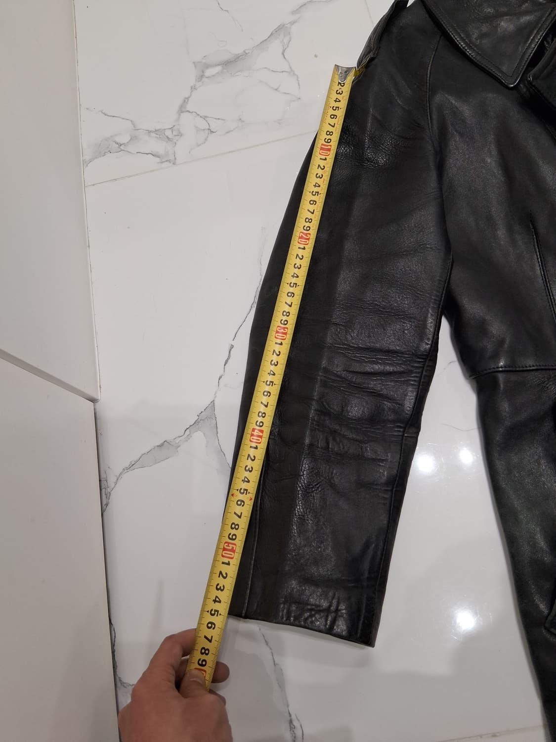 70' 빈티지 프랑스군 모터싸이클 가죽자켓 상품이미지8